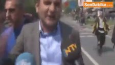 CHP Milletvekili Aykut Erdoğdu'nun Gözaltı Otobüsünün Camını Kırması