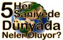 5 Saniyede Dünyada Neler Oluyor