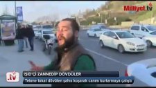 IŞİDçi Zannedilipp Tekme Tokat Dövülen Adam