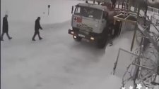 Petrol Yüklü Tankerin Patlaması