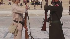 18 Mart 1915'ten 18 Mart 2015'e Anıtkabir'de Yapılan Nöbet Değişimi