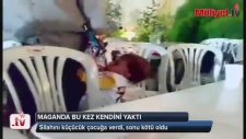 Çocuğuna Kendini Öldürten Maganda