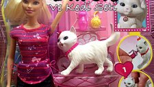 Barbie ve Kedi Bakım Seti (Barbie & Kitty)