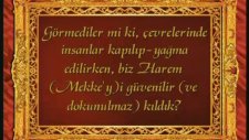 Güvenlik yeri kılınan Kabe