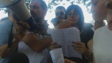 Halkın Sesiyle Sanatçılardan Eylem Amaçlarının Açıklanması
