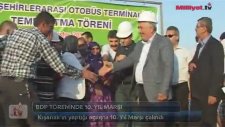 BDP Temel Atma Töreninde 10 Yıl Marşı Çalması
