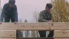 Geleneksel Finlandiya Ahşap Ev Yapımı