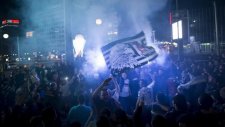 Ümraniye'de görülmemiş coşku! Polis ve taraftar...