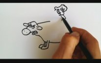 Karikatür Dersleri : İnek, İnsan, doğa