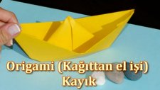 Kağıt katlama - Kayık ( Origami - boat )