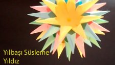 Kağıt katlama - Yılbaşı süsleme - YILDIZ