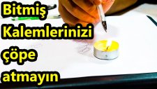 Bitmiş Tükenmez Kalem Nasıl Tekrar Çalışır ?