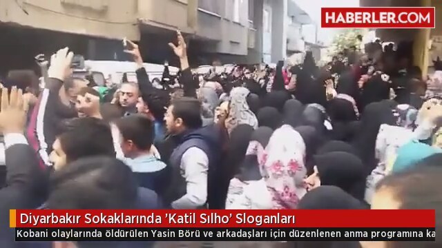 Diyarbakır Sokaklarında 'Katil Sılho' Sloganları