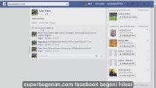 Facebook Beğeni Hilesi Nasıl Yapılır Video