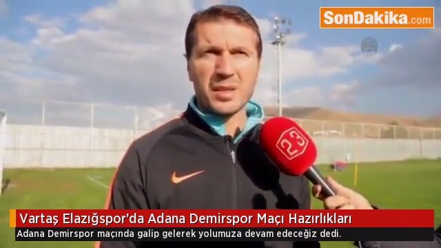 Vartaş Elazığspor'da Adana Demirspor Maçı Hazırlıkları