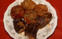 Kuru Patlıcan Biber Dolması