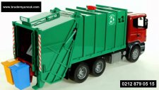 Bruder Scania R Serisi Çöp Kamyonu Yeşil 03561