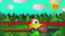 Neşeli Şekiller - Asfalt Silindiri - Eğitici Çizgi Film