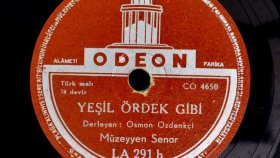Müzeyyen Senar - Yeşil Ördek Gibi - GERÇEK TAŞ PLAK KAYDI Müzeyyen Senar - Yeşil Ördek Gibi - GERÇEK TAŞ PLAK KAYDI