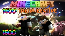 1500 TAKIM KESTİM! - Minecraft Sky Wars! - Minecraft Gökyüzü Savaşları!