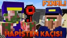 Minecraft - HAPİSTEN KAÇIYORUZ! - HAPİSTEN KAÇIŞ 2! - (Özel Harita) FİNAL!