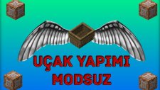 Minecraft Tek Komut Bloğu ile UÇAK YAPMAK! - Modsuz!