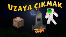 Minecraft Tek Komut Bloğu ile UZAYA ÇIKMAK (AYA ÇIKMAK)! SÜPER!! 1.8.3