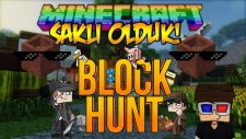SAKSI OLDUK VE DAHA FARKLI SAKLAMBAÇ! - Minecraft Saklambaç! - Minecraft Block HUNT!