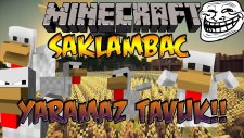 YARAMAZ TAVUK! Minecraft Saklambaç! - Minecraft HAYVAN SAKLAMBACI! - Minecraft Farm Hunt