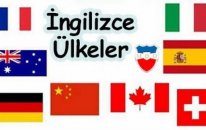 İngilizce ülkeler-ülkelerin bayrakları-milletler