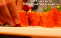 10 Numara Mutfak Kuşkonmazlı Füme Somon Sarma