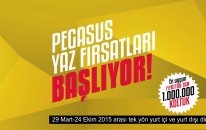 Pegasus 2015 Yaz Fırsatları Başlıyor