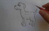 Kolay Karakalem Köpek Çizimi Anlatımlı