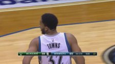 Karl-Anthony Towns adeta uçtu!