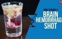 Brain Hemorrhage or Bloody Brain Shot - Brain Hemorrhage Shot for Halloween