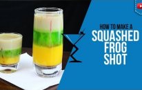 Squashed Frog Shot - How to make a Squashed Frog Cocktail Recipe for Halloween