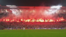 Legia Varşova - Lech Poznan maçının tribünleri