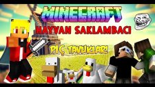 LANETLİ PİÇ TAVUKLAR! - Minecraft - SAKLAMBAÇ! (Farm Hunt) w/Ahmet Aga