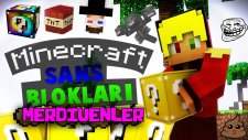 Türkçe - Minecraft : ÖZEL ŞANS BLOKLARI : MERDİVENLER! -2- w/Ahmet Aga