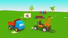 Meraklı kamyon Leo ve forklift - Eğitici çizgi film - Türkçe dublaj