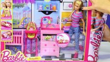 Barbie Bebek Bakıcısı - Bebek Bakıcısı Barbie Oyuncak Seti Tanıtımı - Evcilik TV