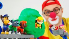 Çocuklar için eğlenceli film - Palyaço Dima ve Paw Patrol oyuncakları