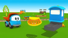 Leo Junior bir buharlı tren yapıyor - Eğitici çizgi film - Türkçe izle