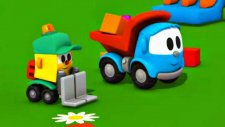 Leo Junior bir yükleyici yapıyor - Eğitici çizgi film - Türkçe dublaj