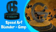 Speed art #1 - GameCorner Logo Tasarımı (Blender / Gimp)(HGAnimation)
