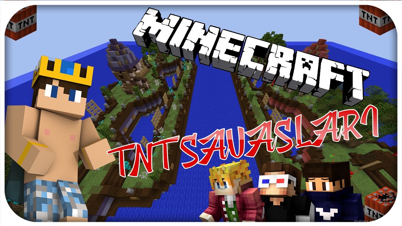 DİNAMİT İKİLİ !  Minecraft  TNT SAVAŞLARI  Bölüm-3 w 