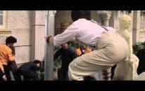 Project A - Stunt Scene - Jackie climbs a flagpole