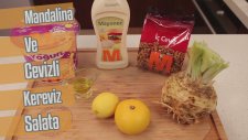 Mandalina ve Cevizli Kereviz Salatası Tarifi
