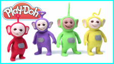 Play Doh Oyun Hamuru ile Teletabiler Yapımı | Tinky Winky Laa-laa Poo Dipsy Çizgi Film Karakterleri