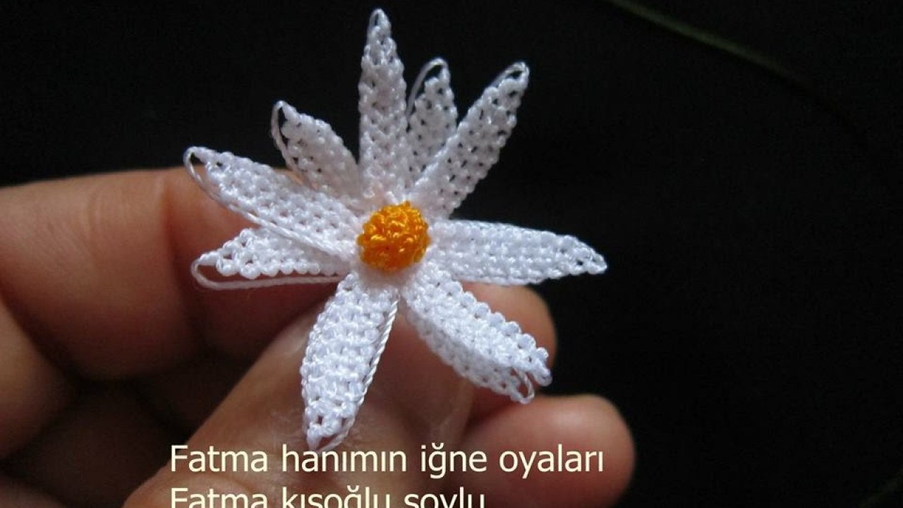 İğne oyasından zambak modeli nasıl yapılır İğne oyasından zambak modeli nasıl yapılır